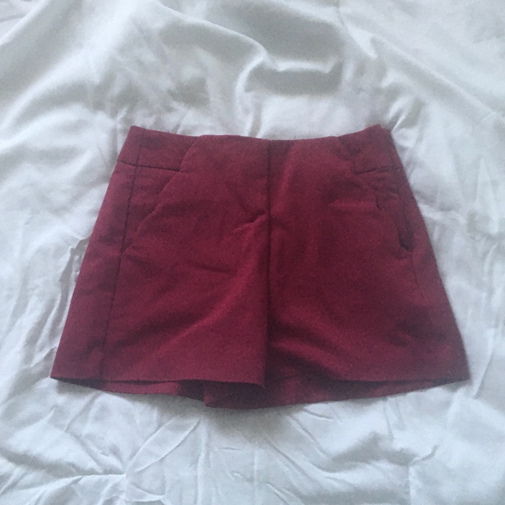 Red Formal Shorts